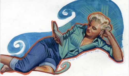 Steve Rude | Marilyn Monroe the Scholar | Steve Rude