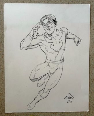 ETHAN VAN SCIVER -- 2013 Kickstarter Comic Book VARIANT Cover -- Original Art | eBay US (Buy It Now)