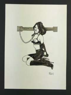 Marzo Nizzoli - Bondage Pin Up - original illustr. x Hard Book - Other | Catawiki