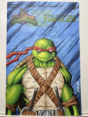 Leon Leclaire Comic Art | Teenage Mutant Ninja Turtles Raphael Sketch Cover | Raremarq (Buy It Now)