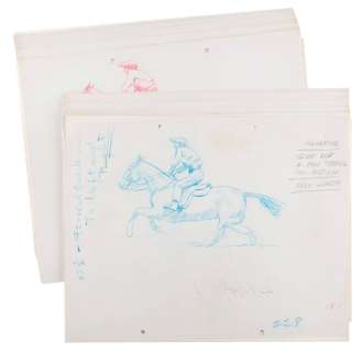 A Collection of “Old Glory" Paul Revere Production Drawings. | Van Eaton Galleries