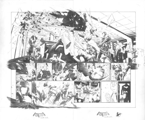 Matteo Scalera | Batman #13 Page 4-5 | Essential Sequential