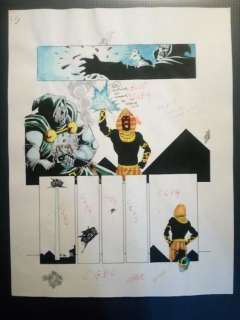 thanos : the end - Original hand coloured / inked page with corection - Other - (2003) | Catawiki