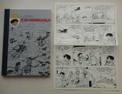 Kari Lente - Originele pagina & Album met linnen rug (30 ex.) - De anti sneeuwcapsules - EO - (2008) | Catawiki