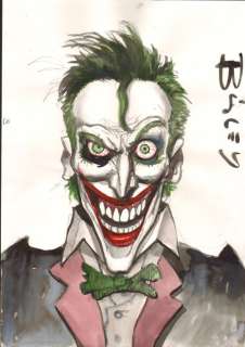Batman Original Artwork - Joker by Simon Bisley - Dimensions: Taille approximative A3 (30 x 42 cm) | Catawiki