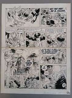 Jippes, Daan - Originele pagina (p.40) - Bernard Voorzichtig - "Twee voor thee" - (1972) 