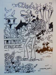 Geerts, Paul - Vroege originele tekening - Sidonia - (70) | Catawiki