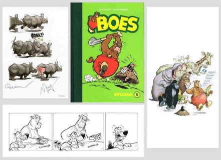 Boes - Luxe editie Boes Integraal deel 3 - Genummerd 68/80 - Met originele strook + ex-libris - Cartonné - EO (2016) | Catawiki