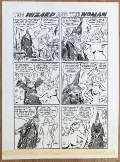The Wizard and the Woman - Frank Thorne - Sexy Wizard/Woman page - Page volante - Langue source - (1970/1980) | Catawiki