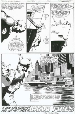 John Byrne, Joe Rubinstein | Captain America #251 Page 31 - John Byrne & Joe Rubinstein (1980) Cap in Chains! | ComicArtFans Classifieds