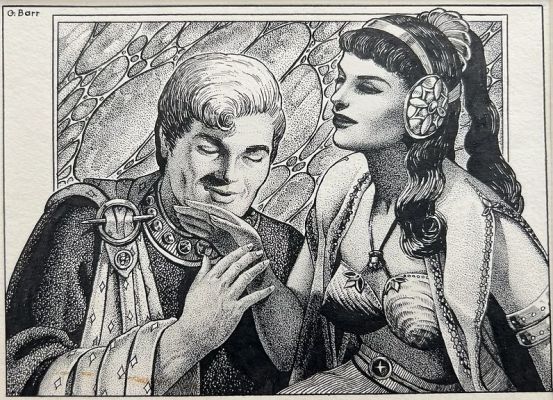 George Barr | George Barr - Untitled/Suitor | ComicArtFans Classifieds