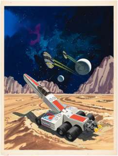 "BATTLESTAR GALACTICA - COLONIAL SCARAB" BOX ORIGINAL ART. | Hake’s