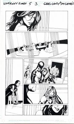 Greg Land, Jay Leistein | Uncanny X-Men I05 P03 | ComicArtFans Classifieds