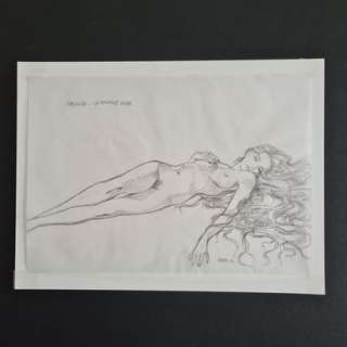 Claude Pellet. Sasmira... | Claude PELLET. Sasmira (tome La fausse note). Crayonné... | Aibo Art Auction