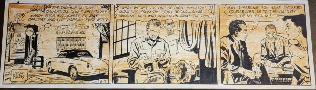 Doug Wildey | The Saint - Saturday May 7, 1960 By Doug Wildey | ComicArtFans Classifieds