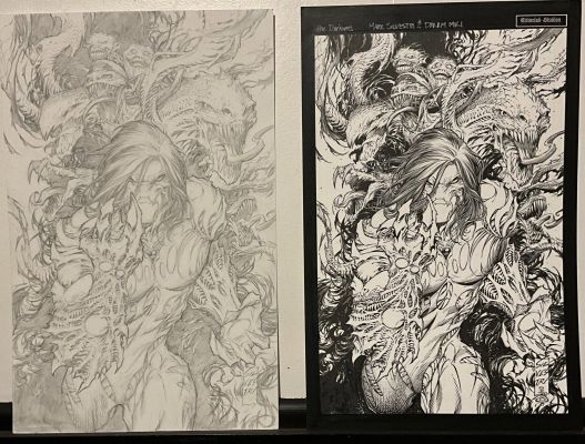 Marc Silvestri, Danny Miki, Steve Firchow | The Darkness Pencil/Ink/Color | ComicArtFans Classifieds