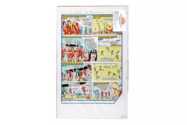 Lot 240 - Original artwork strip for Roy Of The Rovers | misc / divers