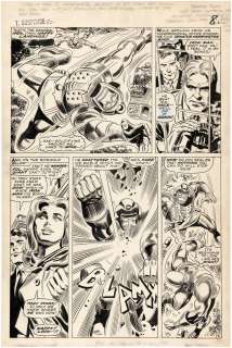 GENE COLAN "TALES OF SUSPENSE" #82 COMIC BOOK PAGE ORIGINAL ART FEATURING IRON MAN & TITANIUM MAN. | Hake’s