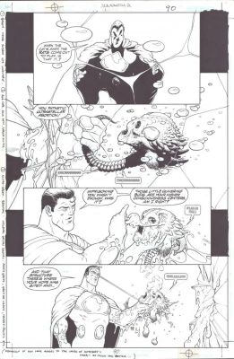Frank Quietly | Jla Earth 2 Frank Quietly | ComicArtFans Classifieds