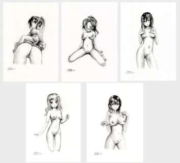 Misaki Maeda - 5 Dessins originaux - Manga (2017) | Catawiki