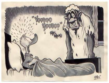 Xavi - Original Drawing - Tribute to Carl Barks - "Voodoo Hoodoo" - (2018) | Catawiki