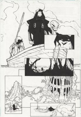 Humberto Ramos, Sandra Hope | Humberto Ramos Crimson #17 Page 22 Original Published Comic Art | ComicArtFans Classifieds