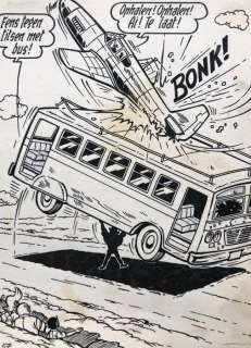 Suske en Wiske 50 - Originele pagina (p.29) Sjeik el Ro-Jenbiet - met luxe groot formaat hc  - (1963/2018) | Catawiki