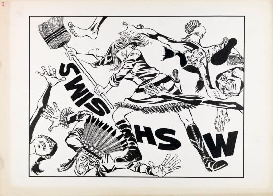 Lot 29 - Crepax Guido - "Fort Alamo", 1967 | Urania Casa d’Aste