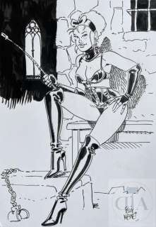 Meynet Félix/Dessin orignal érotique. Œuvre réalisée… | Dagoty