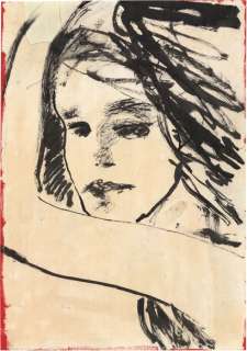 Edmond BAUDOIN (né en... - Lot 36 - Sans titre 1 Technique mixte sur papier pour un dessin...