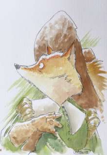 Masbou - Dessin original en couleur - De Cape et de Crocs - sur Papier Vergé Épais (2018) | Catawiki