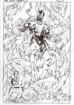 Fernando Pasarín | Green Lantern Corps #14 P. 17 | The Green Room