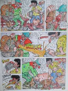 Schreurs, Eric - Originele pagina in kleur (p.6) - Knier Zwellever (1984) | Catawiki