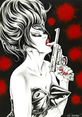 Lot 29 - Guerra Nik - "Magenta - Lick", 2013 | Urania Casa d’Aste