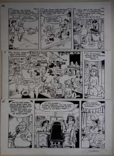 De geverniste vernepelingskes  - Originele pagina (p.1) - Gag ’Man bijt hond redactie met Oa. Wim Helsen’ | Catawiki