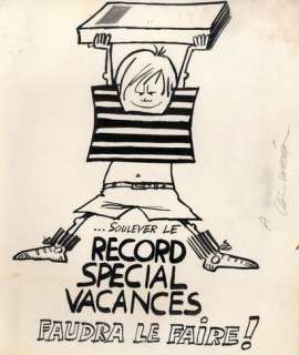 Bretécher, Clairerecord... | Bretécher, ClaireRecord Spécial VacancesIllustration... | Aibo Art Auction