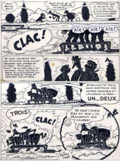 Pellos, Renéles... | Pellos, RenéLes Pieds NickelésPlanche originale à encre... | Aibo Art Auction