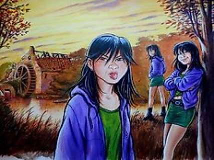 Bosschaert, Jan - Grote originele cover in kleur - Zusjes Kriegel I - (2009) | Catawiki