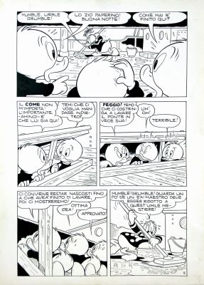 Lot 308 - SCARPA - Paperino e la Scuola dei Guai | Little Nemo