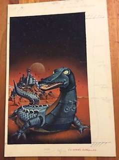  - Lievens, Henri - Couverture originale en couleur - Le crocodile électrique (1975) 