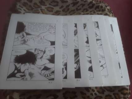 Nisco, Vincenzo - 7 planches originales qui se suivent (p.9 Ã  p.15) - Il diari di Hitler - Page volante (1981) | Catawiki