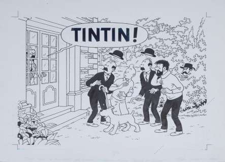 Hergé, Georges Remi Dit... | «Qui a enlevé le professeur Tournesol?» Studios Hergé,... | Stanley’s Auction