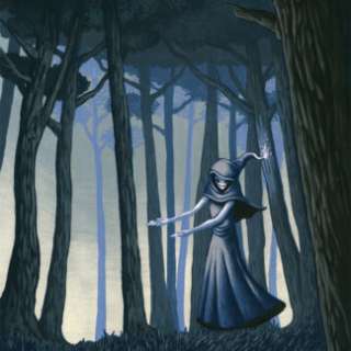 Rudy Lespinet | Illustration originale « Le passeur des bois » | Atelier du 9ème art