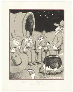 2: Gary Larson Far Side daily 1981 original comic art | Russ Cochran