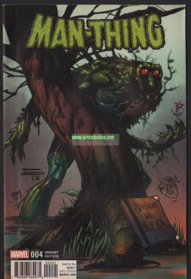 Pasqual Ferry | Man-Thing 4 DOUBLE SIGNED | Artcoholics