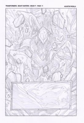 Agustin Padilla | Transformers Beast Hunters 7 pg 5 | Artcoholics