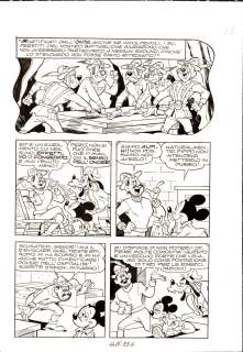 Tavola originale Giovan Battista Carpi – Topolino n. 1485 “Topolino e lo stendardo perduto”