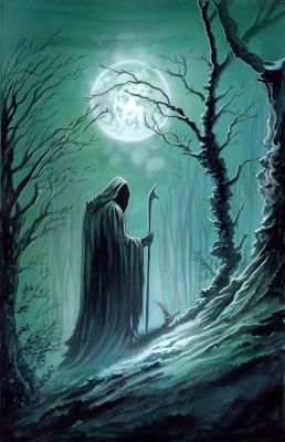 Monte M. Moore | “The Reaper Cometh” published graphic novel cover by Monte Moore | Raremarq (Buy It Now)