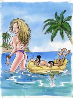 GÃ¼rsel, GÃ¼rçan - Originele, gepubliceerde tekening in kleur - Rooie Oortjes (1999) | Catawiki