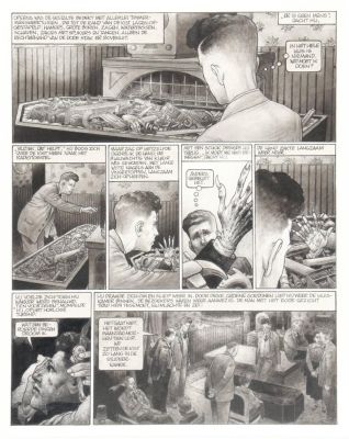 Lot 1394 - [Comics]. Matena, Dick (1943-2026). (De avonden. Vol.1, p.6). | misc / divers